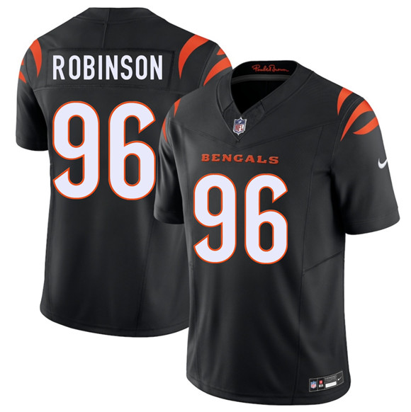 Cincinnati Bengals #96 Landon Robinson Black 2026 Draft F.U.S.E. Vapor Untouchable Limited Football Stitched Jersey