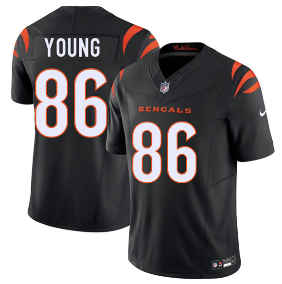 Cincinnati Bengals #86 Colbie Young Black 2026 Draft F.U.S.E. Vapor Untouchable Limited Football Stitched Jersey