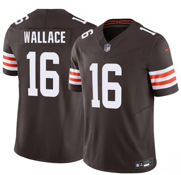 Cleveland Browns #16 Tylan Wallace Brown 2026 F.U.S.E. Vapor Limited Football Stitched Jersey Cleveland Browns #16 Tylan Wallace Brown 2026 F.U.S.E. Vapor Limited Football Stitched Jersey