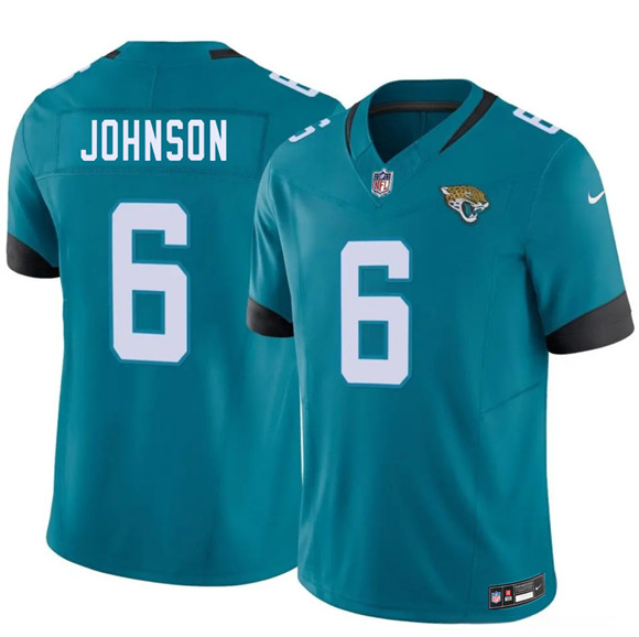 Jacksonville Jaguars #6 Antonio Johnson Teal 2026 F.U.S.E. Vapor Untouchable Limited Football Stitched Jersey