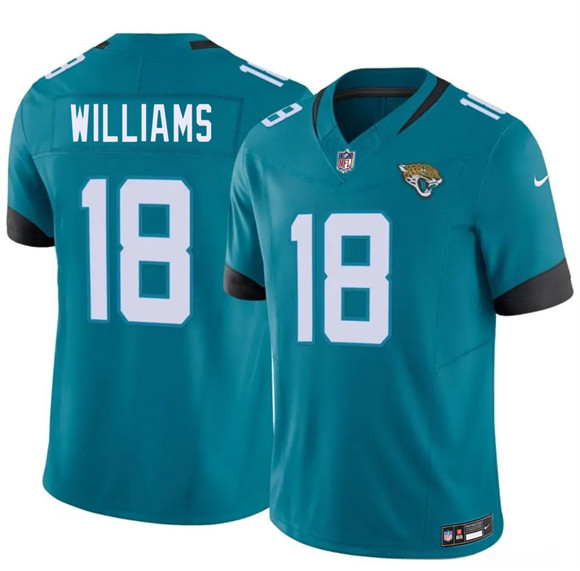 Jacksonville Jaguars #18 C.J. Williams Teal 2026 Draft F.U.S.E. Vapor Untouchable Limited Football Stitched Jersey