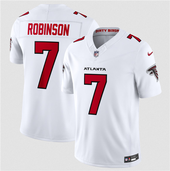 Atlanta Falcons #7 Bijan Robinson White 2026 New F.U.S.E. Vapor Untouchable Limited Football Stitched Jersey