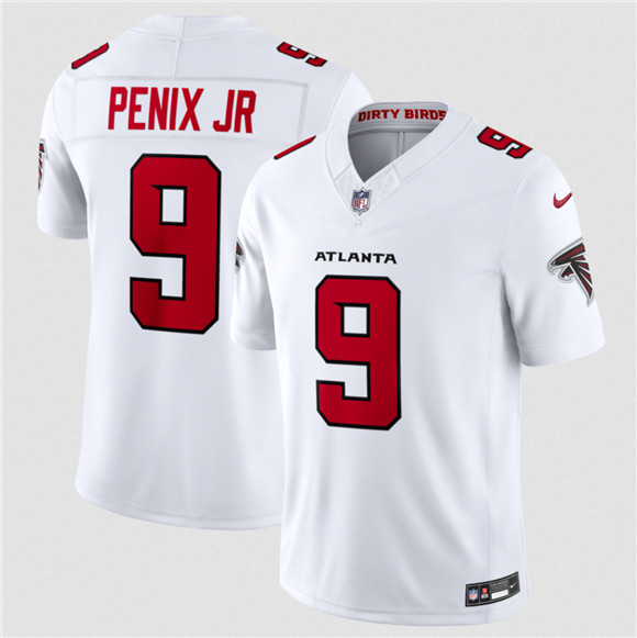 Atlanta Falcons #9 Michael Penix Jr. White 2026 New F.U.S.E. Vapor Untouchable Limited Football Stitched Jersey Atlanta Falcons #9 Michael Penix Jr. White 2026 New F.U.S.E. Vapor Untouchable Limited Football Stitched Jersey