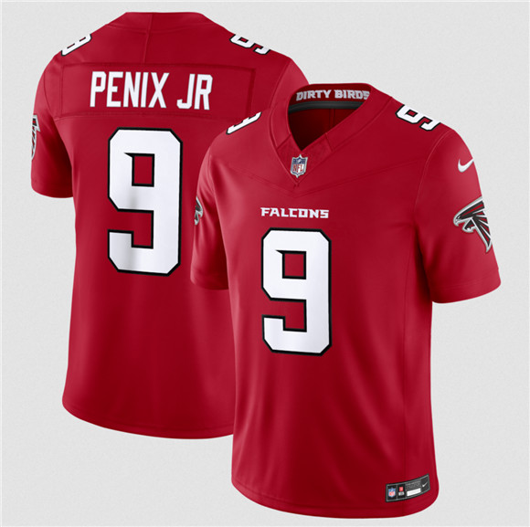 Atlanta Falcons #9 Michael Penix Jr. Red 2026 New F.U.S.E. Vapor Untouchable Limited Football Stitched Jersey Atlanta Falcons #9 Michael Penix Jr. Red 2026 New F.U.S.E. Vapor Untouchable Limited Football Stitched Jersey