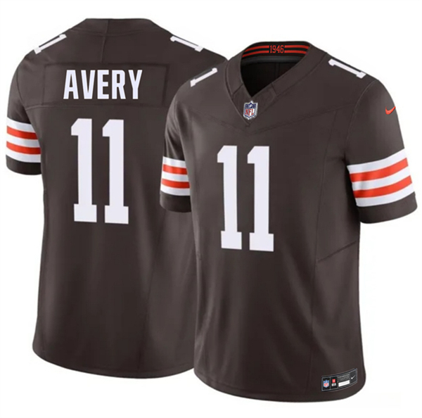 Cleveland Browns #11 Tre Avery Brown 2026 F.U.S.E. Vapor Limited Football Stitched Jersey