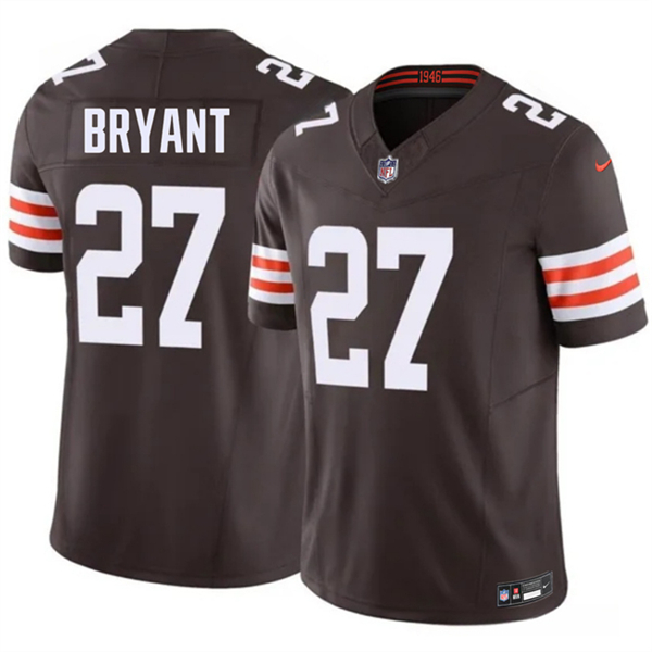 Cleveland Browns #27 Myles Bryant Brown 2026 F.U.S.E. Vapor Limited Football Stitched Jersey