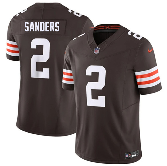 Cleveland Browns #2 Shedeur Sanders Brown 2026 F.U.S.E. Vapor Limited Football Stitched Jersey Cleveland Browns #2 Shedeur Sanders Brown 2026 F.U.S.E. Vapor Limited Football Stitched Jersey