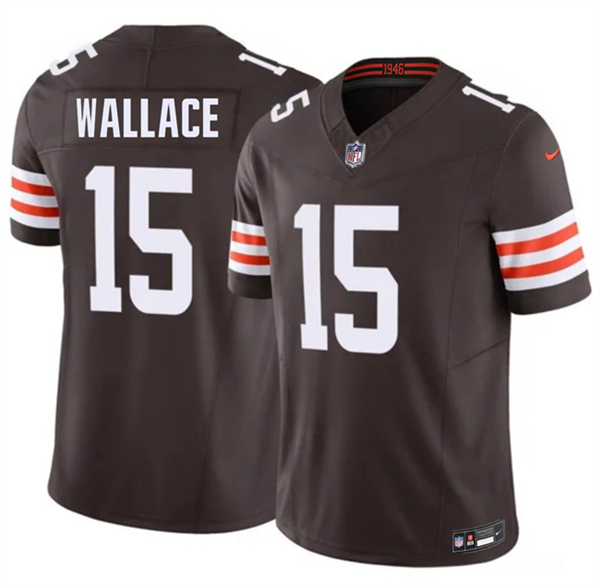 Cleveland Browns #15 Tylan Wallace Brown 2026 F.U.S.E. Vapor Limited Football Stitched Jersey