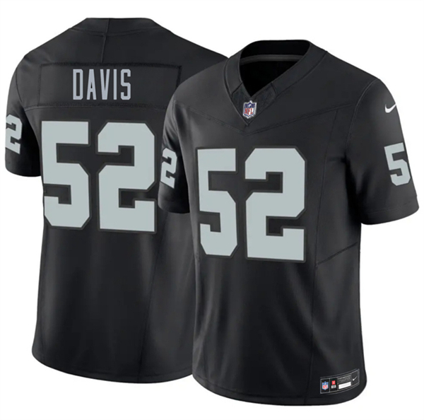 Las Vegas Raiders #52 Jamin Davis Black 2026 F.U.S.E. Vapor Untouchable Limited Football Stitched Jersey