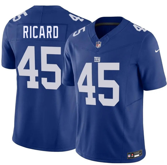 New York Giants #45 Patrick Ricard Blue 2026 F.U.S.E. Vapor Untouchable Limited Football Stitched Jersey New York Giants #45 Patrick Ricard Blue 2026 F.U.S.E. Vapor Untouchable Limited Football Stitched Jersey