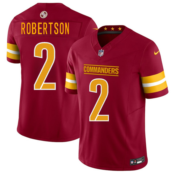 Washington Commanders #2 Amik Robertson Burgundy F.U.S.E. Vapor Limited Football Stitched Jersey Washington Commanders #2 Amik Robertson Burgundy F.U.S.E. Vapor Limited Football Stitched Jersey