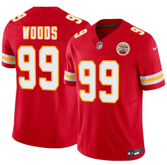 Kansas City Chiefs #99 Peter Woods Red 2026 Draft F.U.S.E. Vapor Untouchable Limited Football Stitched Jersey