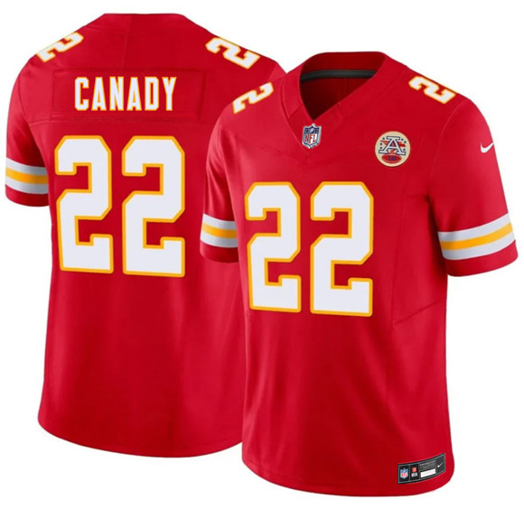 Kansas City Chiefs #22 Jadon Canady Red 2026 Draft F.U.S.E. Vapor Untouchable Limited Football Stitched Jersey