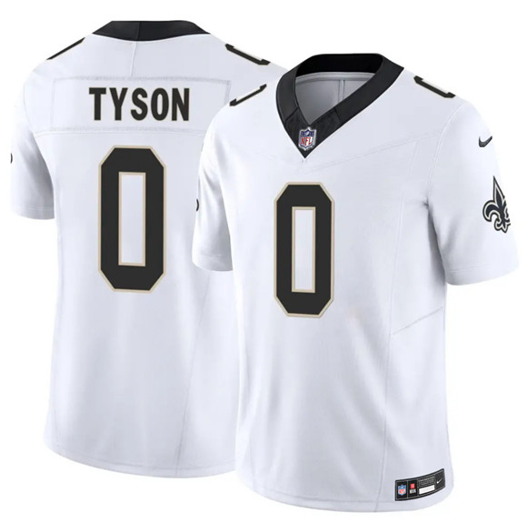 New Orleans Saints #0 Jordyn Tyson White 2026 F.U.S.E Vapor Limited Football Stitched Jersey