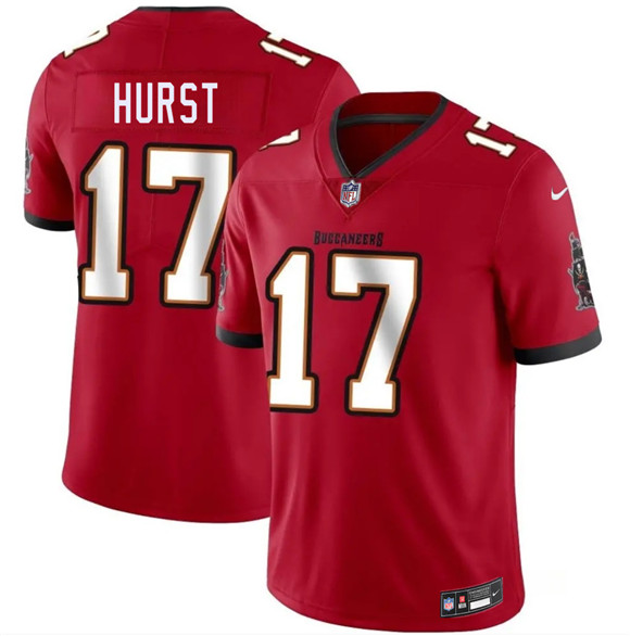 Tampa Bay Buccaneers #17 Ted Hurst Red 2026 Draft Vapor Limited Football Stitched Jersey