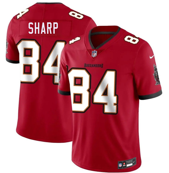 Tampa Bay Buccaneers #84 Bauer Sharp Red 2026 Draft Vapor Limited Football Stitched Jersey