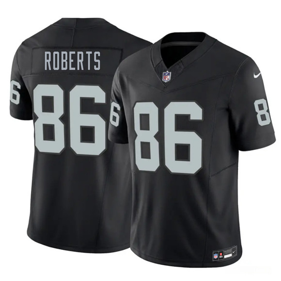 Las Vegas Raiders #86 Chase Roberts Black 2026 Draft F.U.S.E. Vapor Untouchable Limited Football Stitched Jersey