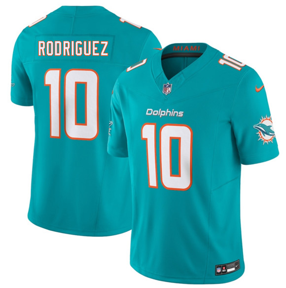 Miami Dolphins #10 Jacob Rodriguez Aqua 2026 Draft F.U.S.E. Vapor Limited Football Stitched Jersey