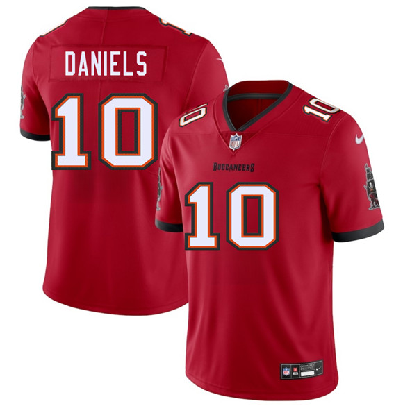 Tampa Bay Buccaneers #10 Jalon Daniels Red 2026 Draft Vapor Limited Football Stitched Jersey