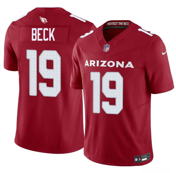 Arizona Cardinals #19 Carson Beck Red 2026 Draft F.U.S.E. Vapor Untouchable Limited Football Stitched Jersey
