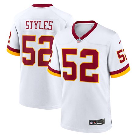 Washington Commanders #52 Sonny Styles White 2026 NFL Draft Game Jersey Washington Commanders #52 Sonny Styles White 2026 NFL Draft Game Jersey