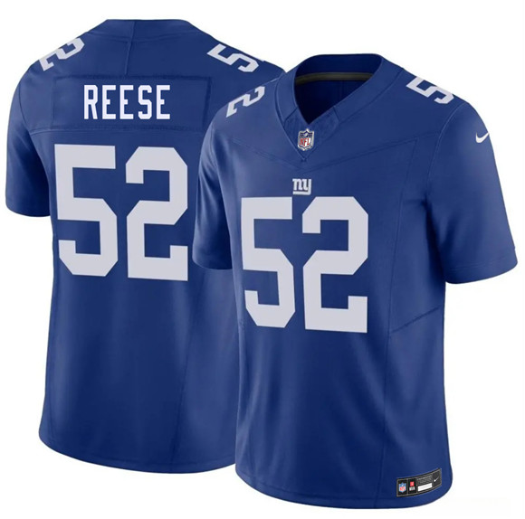 New York Giants #52 Arvell Reese Blue 2026 Draft F.U.S.E. Vapor Untouchable Limited Football Stitched Jersey New York Giants #52 Arvell Reese Blue 2026 Draft F.U.S.E. Vapor Untouchable Limited Football Stitched Jersey