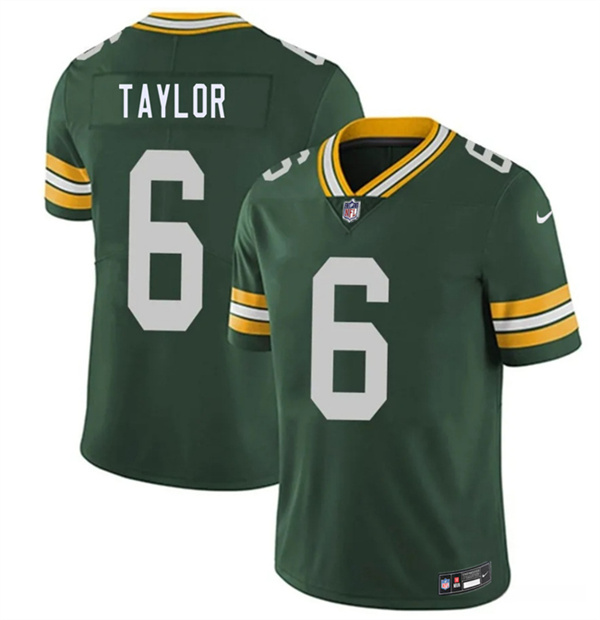 Green Bay Packers #6 Tyrod Taylor Green 2026 Vapor Untouchable Limited Football Stitched Jersey