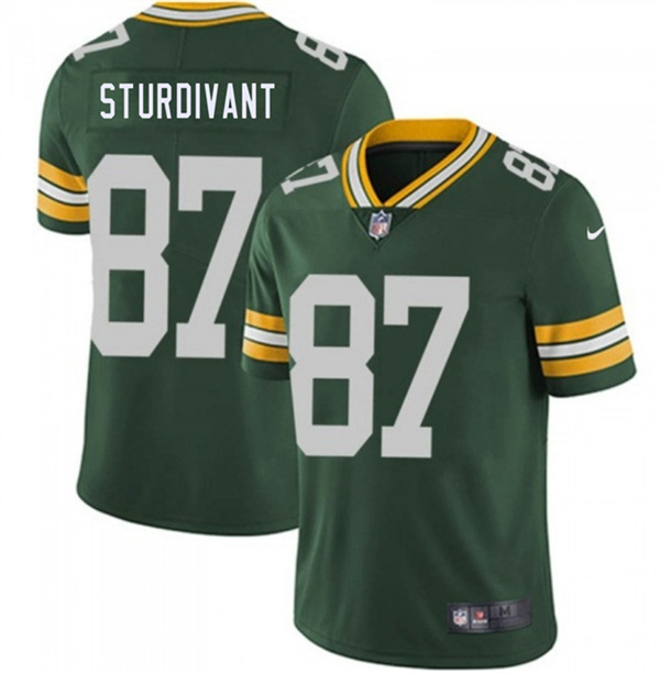 Green Bay Packers #87 J. Michael Sturdivant Green 2026 Draft Vapor Untouchable Limited Football Stitched Jersey