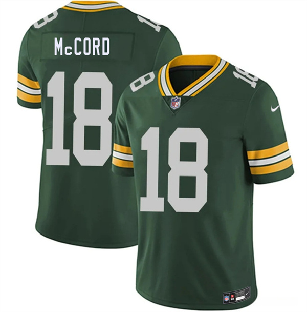 Green Bay Packers #18 Kyle McCord Green 2026 Vapor Untouchable Limited Football Stitched Jersey