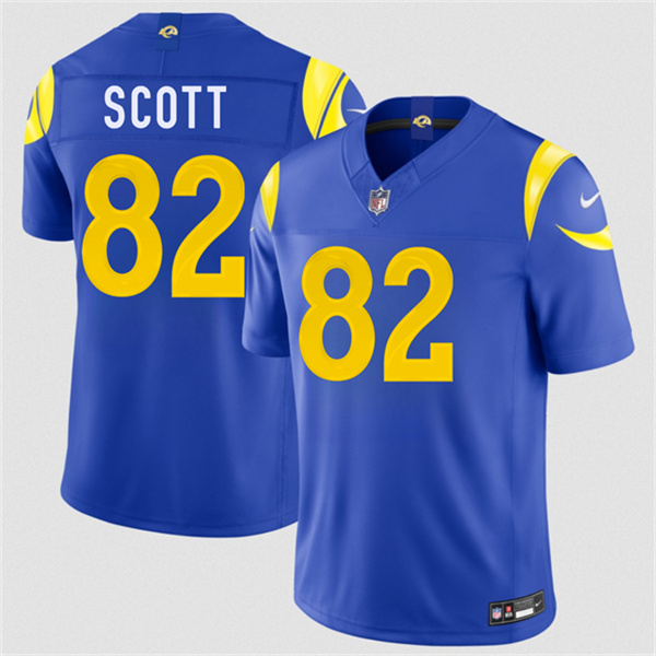 Los Angeles Rams #82 Tyler Scott Royal 2026 F.U.S.E. Vapor Limited Football Stitched Jersey