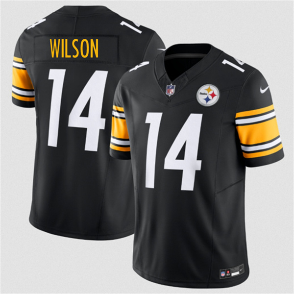 Pittsburgh Steelers #14 Roman Wilson Black 2026 F.U.S.E. Vapor Limited Football Stitched Jersey