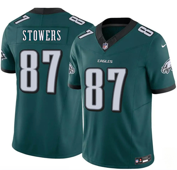 Philadelphia Eagles #87 Eli Stowers Green 2026 Draft F.U.S.E. Vapor Untouchable Limited Football Stitched Jersey