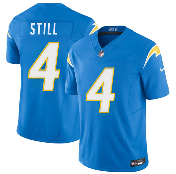 Los Angeles Chargers #4 Tarheeb Still Blue 2026 F.U.S.E. Vapor Limited Football Stitched Jersey