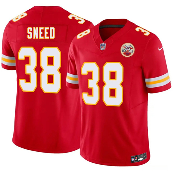 Kansas City Chiefs #38 L'Jarius Sneed Red 2026 F.U.S.E. Vapor Untouchable Limited Football Stitched Jersey