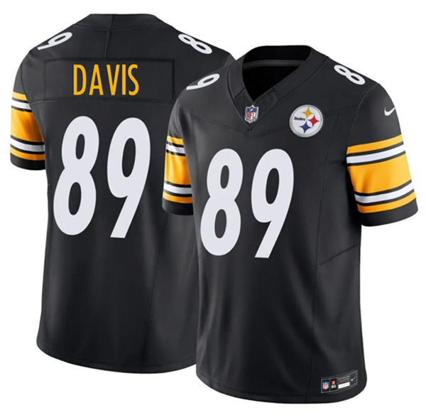 Pittsburgh Steelers #89 Joaquin Davis Black 2026 F.U.S.E. Vapor Limited Football Stitched Jersey