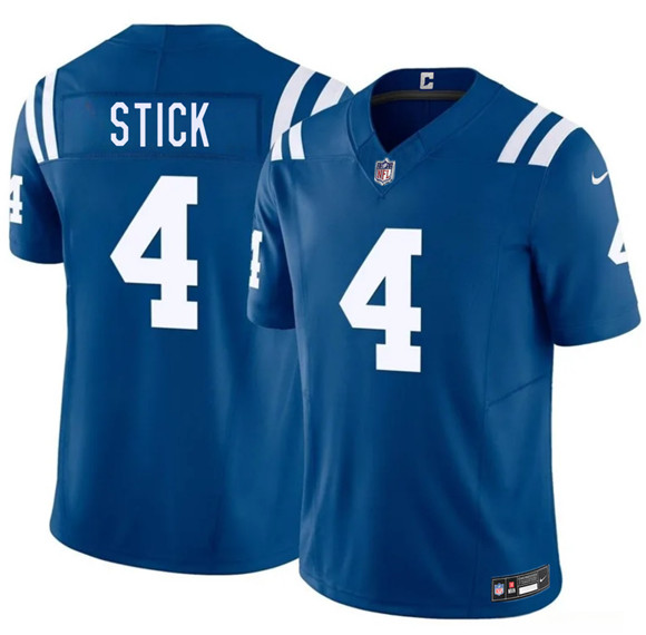 Indianapolis Colts #4 Easton Stick Blue 2026 F.U.S.E. Vapor Limited Football Stitched Jersey