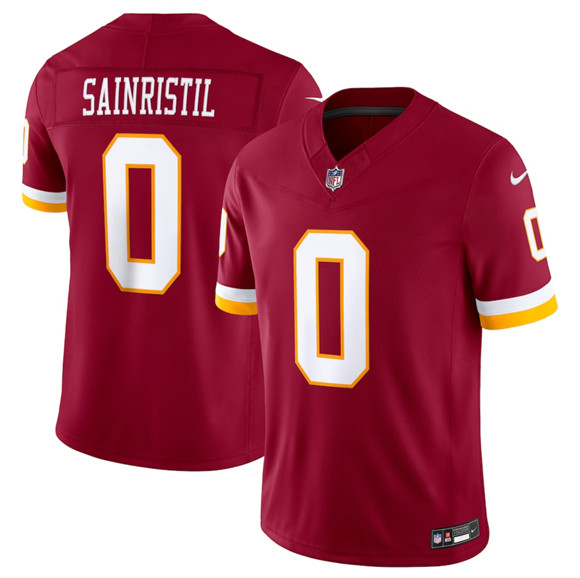 Washington Commanders #0 Mike Sainristil Burgundy 2026 F.U.S.E. Vapor Limited Football Stitched Jersey