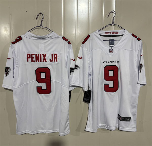 Atlanta Falcons #9 Michael Penix Jr. White 2026 New Vapor Untouchable Limited Football Stitched Jersey Atlanta Falcons #9 Michael Penix Jr. White 2026 New Vapor Untouchable Limited Football Stitched Jersey