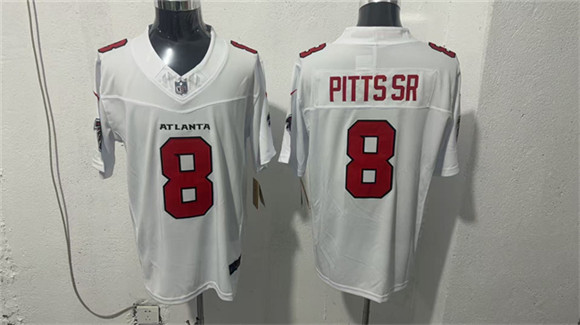 Atlanta Falcons #8 Kyle Pitts Sr. White 2026 New F.U.S.E. Vapor Untouchable Limited Football Stitched Jersey