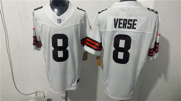 Cleveland Browns #8 Jared Verse White 2026 Vapor Limited Football Stitched Jersey