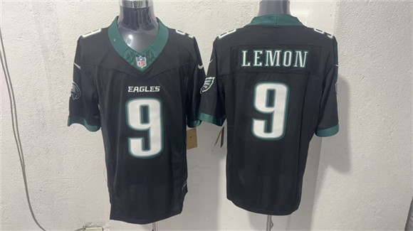 Philadelphia Eagles #9 Makai Lemon Black 2026 F.U.S.E. Draft Vapor Untouchable Limited Football Stitched Jersey