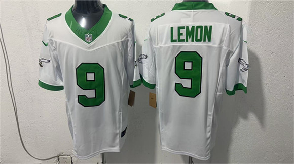 Philadelphia Eagles #9 Makai Lemon White 2026 Draft F.U.S.E Vapor Untouchable Limited Football Stitched Jersey