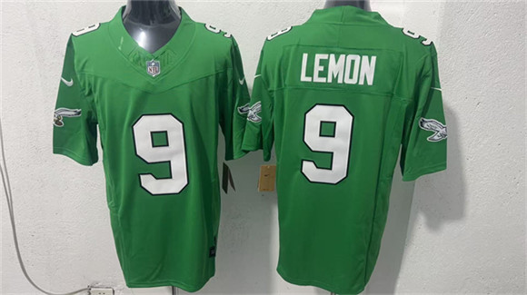 Philadelphia Eagles #9 Makai Lemon Green 2026 F.U.S.E. Draft Vapor Untouchable Limited Football Stitched Jersey