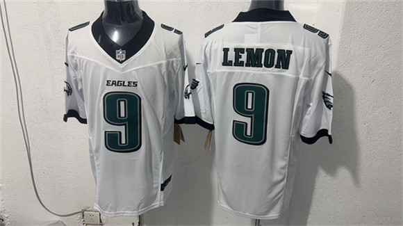 Philadelphia Eagles #9 Makai Lemon White 2026 F.U.S.E. Draft Vapor Untouchable Limited Football Stitched Jersey
