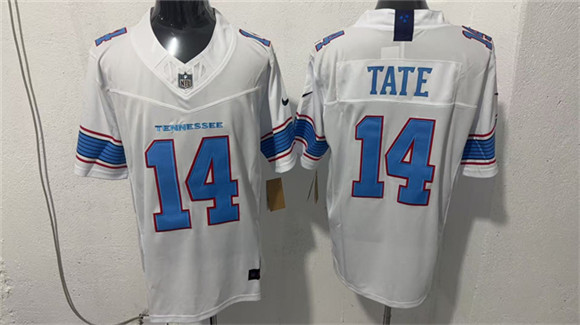 Tennessee Titans #14 Carnell Tate White 2026 F.U.S.E. Vapor Limited Football Stitched Jersey