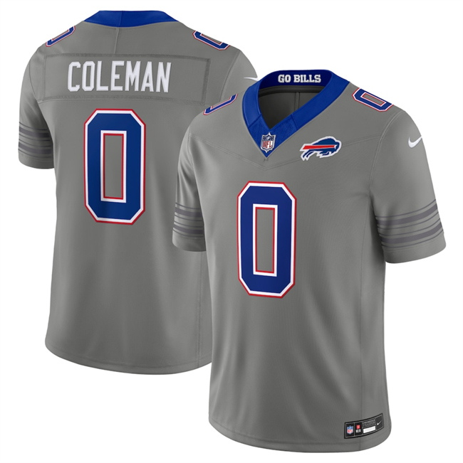 Buffalo Bills #0 Keon Coleman Gray F.U.S.E. 2026 Nickel City Vapor Football Stitched Jersey