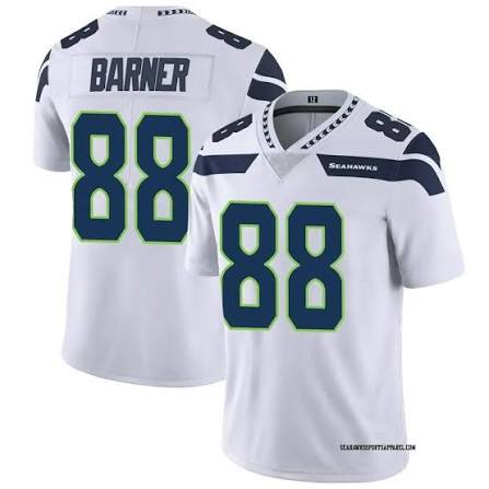 Seattle Seahawks #88 AJ BARNER White 2026 F.U.S.E. Vapor Untouchable Limited Stitched Football Jersey