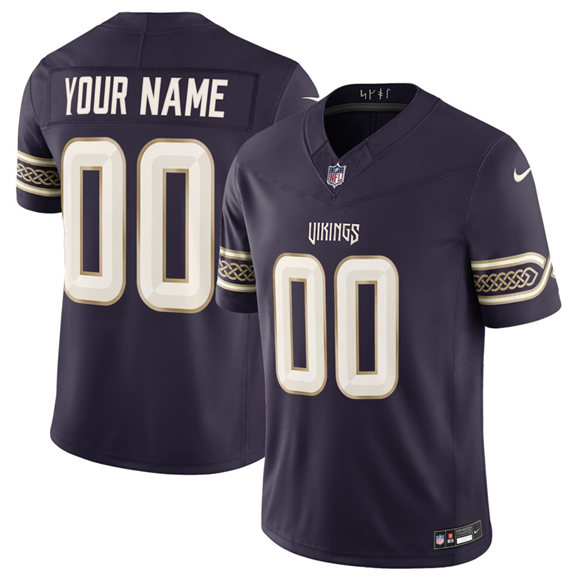 Minnesota Vikings Active Player Custom Purple 2026 F.U.S.E. Rivalries Vapor Untouchable Limited Football Stitched Jersey Minnesota Vikings Active Player Custom Purple 2026 F.U.S.E. Rivalries Vapor Untouchable Limited Football Stitched Jersey