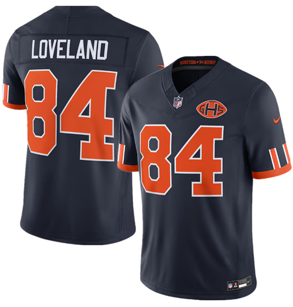 Chicago Bears #84 Colston Loveland Navy 2026 F.U.S.E. Rivalries Collection Limited Football Stitched Jersey