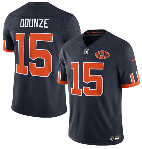Chicago Bears #15 Rome Odunze Navy 2026 F.U.S.E. Rivalries Collection Limited Football Stitched Jersey